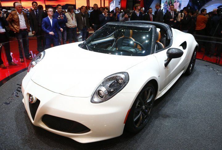 Italian Alfa Romeo 4C Spider has already been confirmed for production in early 2015. ©REUTERS