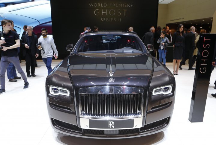 Rolls Royce Ghost II has a 6.6-liter, twin-turbocharged V-12, which delivers 563 horsepower, and an eight-speed automatic transmission. ©REUTERS