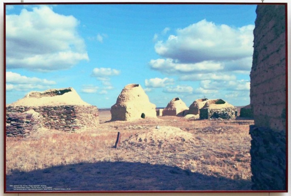Clay mazars (shrines), 19th centuries AD. Ulytau district, Karaganda Oblast, in central Kazakhstan.