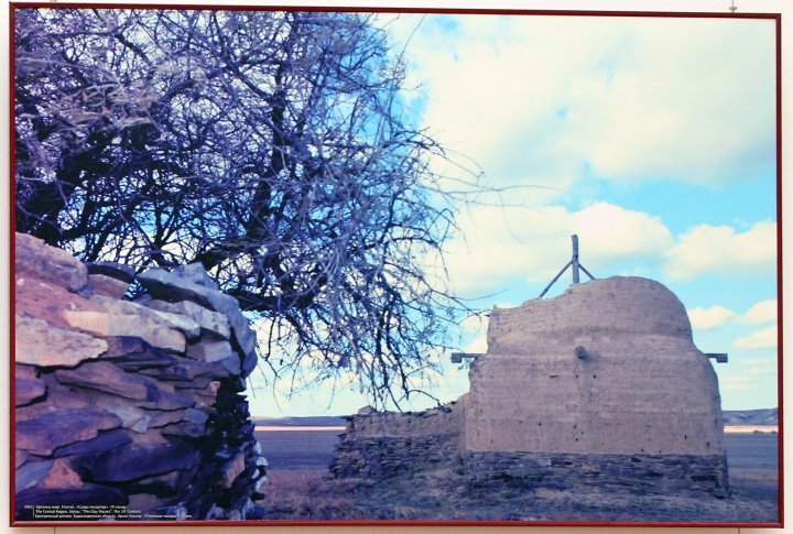 Clay mazar (shrine), 19th century AD. Ulytau district. Karaganda Oblast, in central Kazakhstan.