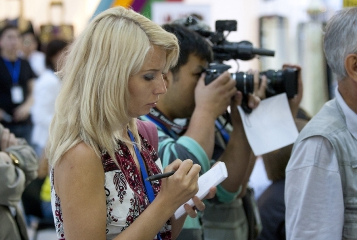 Local and foreign journalists worked actively for 5 days of the Festival. Photo by Vladimir Dmitriyev©