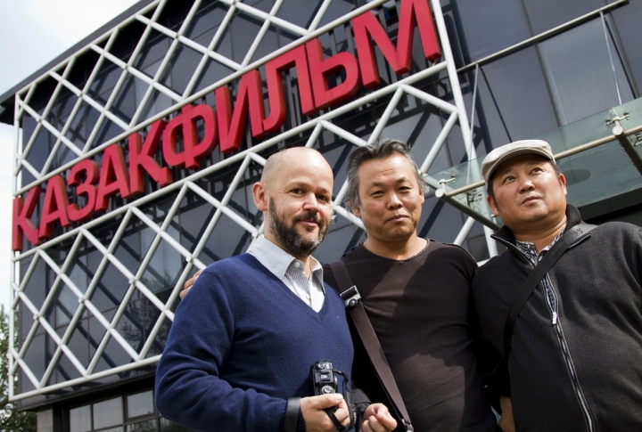 Movie-makers visited Kazakhfilm studio. <br>Photo by Vladimir Dmitriyev©