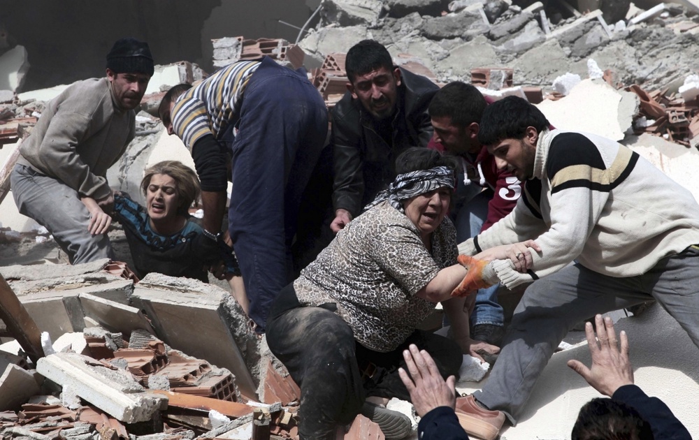 7.2-magnitude earthquake hit Van province, Turkey, on October 23. ©Reuters