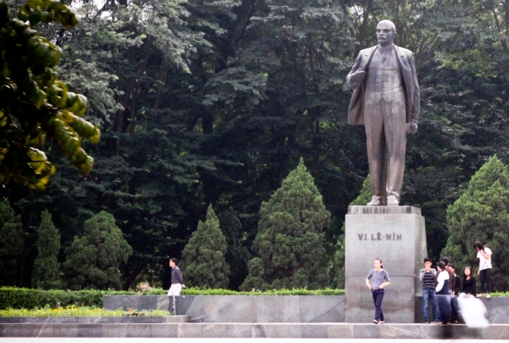 Lenin's memorial in the center of Hanoi
