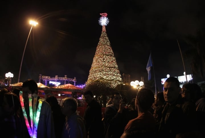 A Christmas tree in in Guatemala City, Guatemala. ©REUTERS\Jorge D Lopez