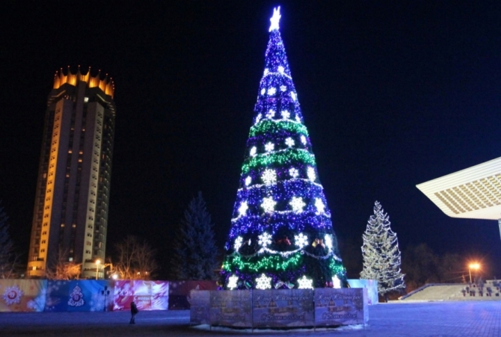 Almaty at New Year's Eve. Photo by Yaroslav Radlovskiy©