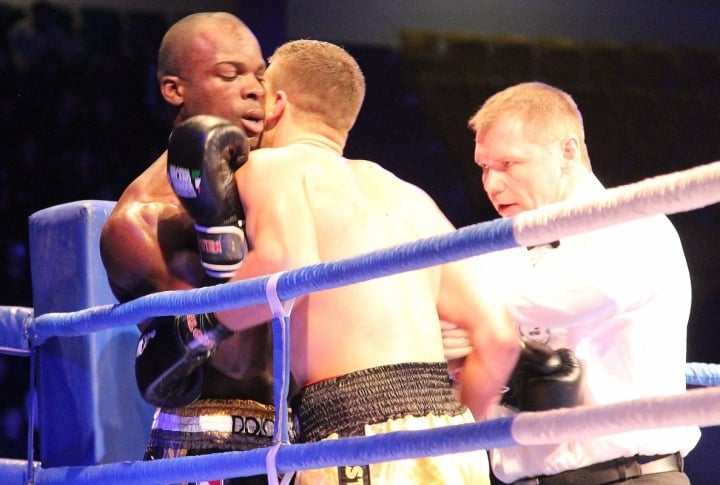 Ludovic Groguhe VS Abdelhafid Benchabla. Photo by Yaroslav Radlovskiy©