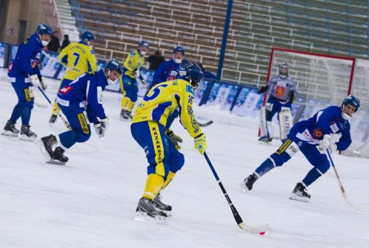 Last Kazakhstan's game in a group stage VS Finland. <br>Photo by Vladimir Dmitriyev©
