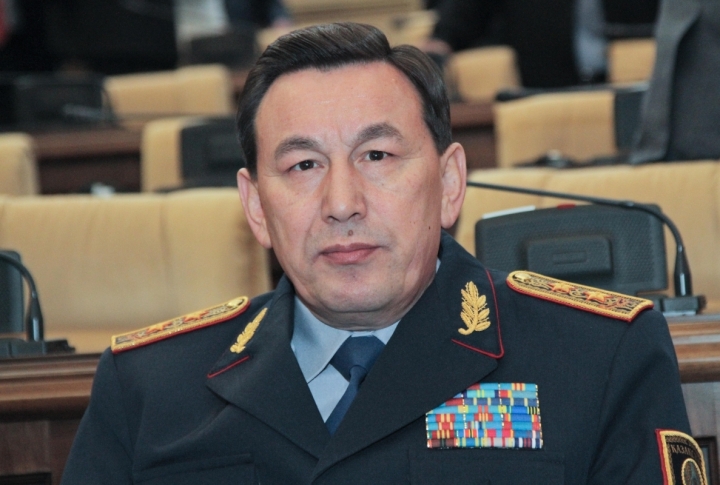 There is no photograph of smiling Interior Minister Kalmukhanbet Kassymov. Photo by Danial Okassov©