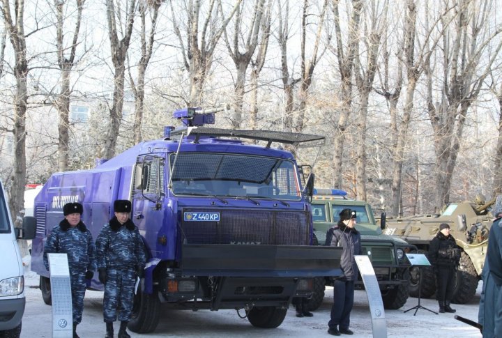 Special vehicles of Kazakhstan Interior Ministry. ©Tengrinews.kz