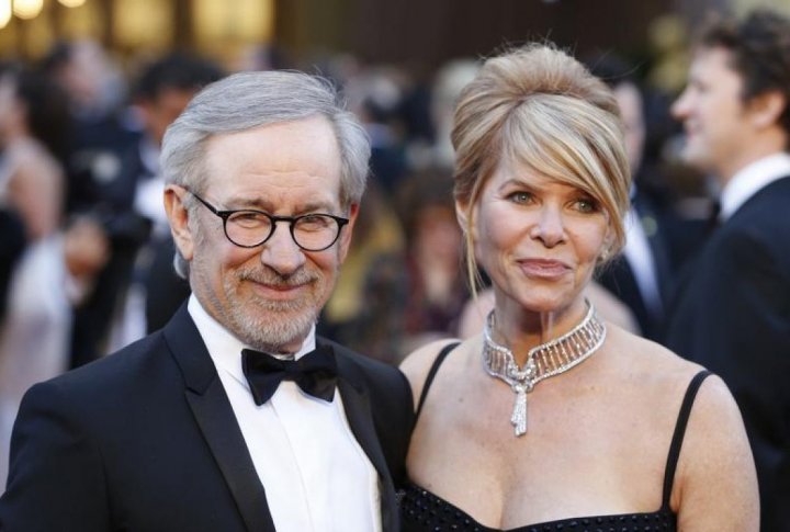 Director Steven Spielberg and wife Kate Capshaw . ©REUTERS