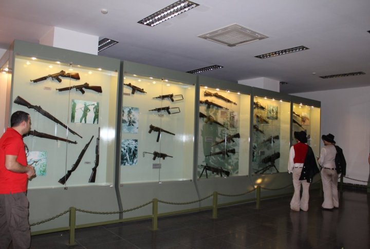 The museum has Soviet weapons as well. Photo by Roza Yessenkulova©