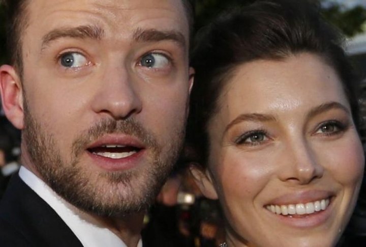 Actor and singer Justin Timberlake (L) and actress Jessica Biel. ©REUTERS