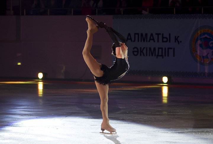 2-time world champion Irina Slutskaya.  Photo by Vladimir Dmitriyev©