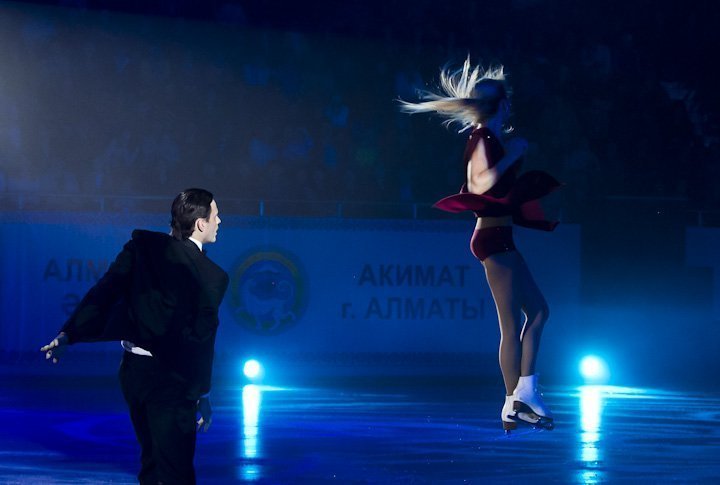 Olympic champions Tatyana Totmyanina and Maksim Marinin. Photo by Vladimir Dmitriyev©