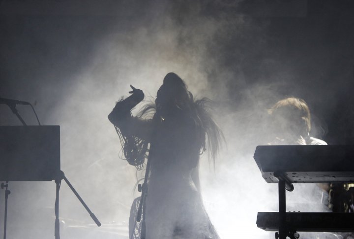 A mystical performance of Yuliyana singer from Yakutiya. Photo by Dmirtiy Khegai© 