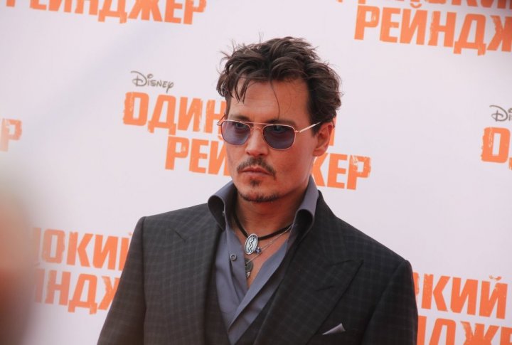 Johnny Depp at the red carpet in Moscow. Photo by Aizhan Tugelbayeva©