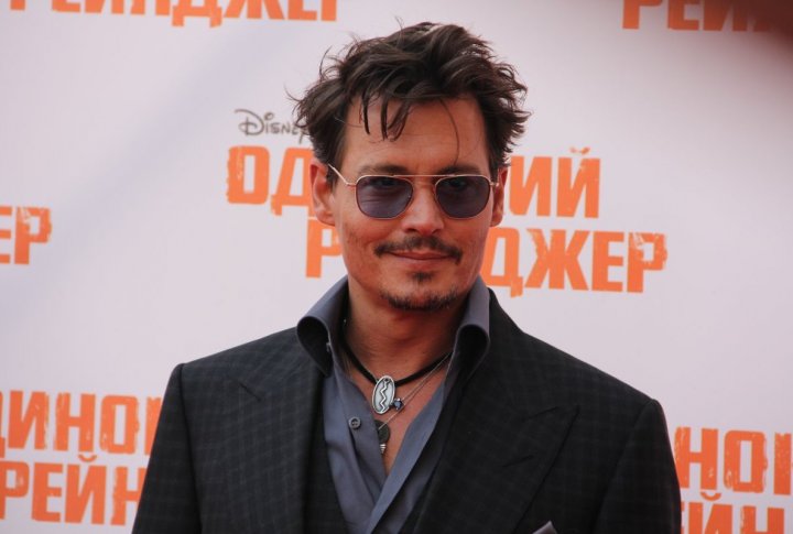 Johnny Depp at the red carpet in Moscow. Photo by Aizhan Tugelbayeva©