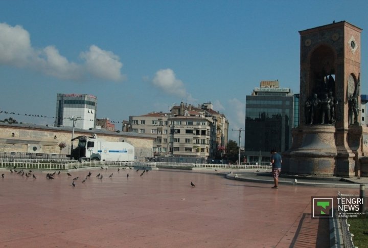 Taksim square where Turkish citizens gathered for the rally in the end of May 2013. Photo by Vladimir Prokopenko©