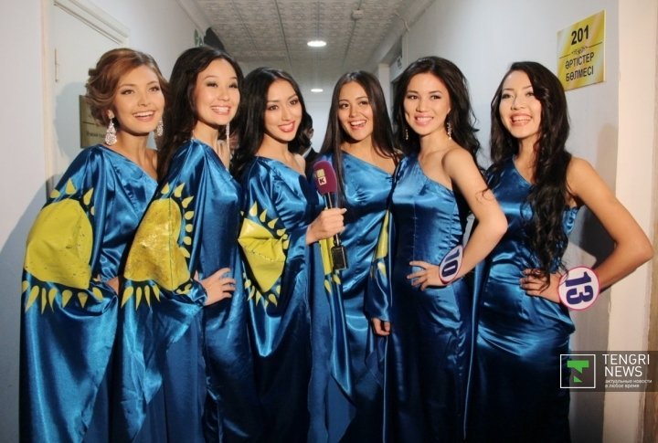 Participants of <i>Miss Almaty 2013</i>. ©Aizhan Tugelbayeva