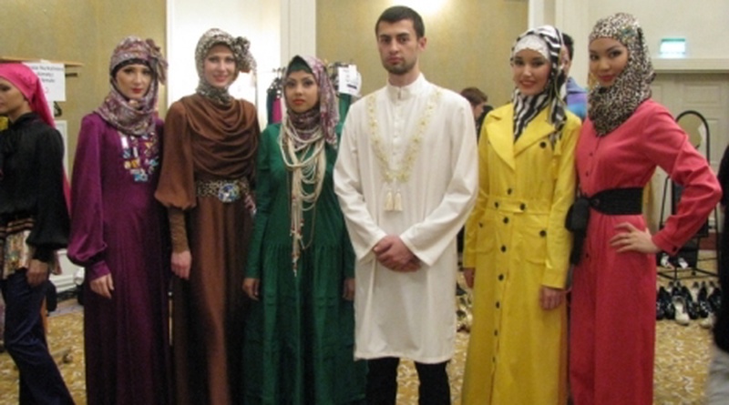At Islamic Fashion Festival in Astana. Photo courtesy of Kuralai Nurkadilova.