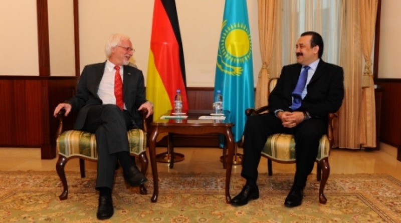 The meeting with German Ambassador to Kazakhstan Rainer Schlageter. Photo courtesy flickr.com