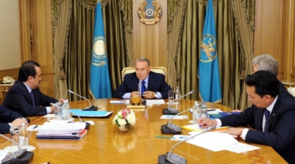 Nursultan Nazarbayev at the meeting of Security Council. ©B.Otarbayev