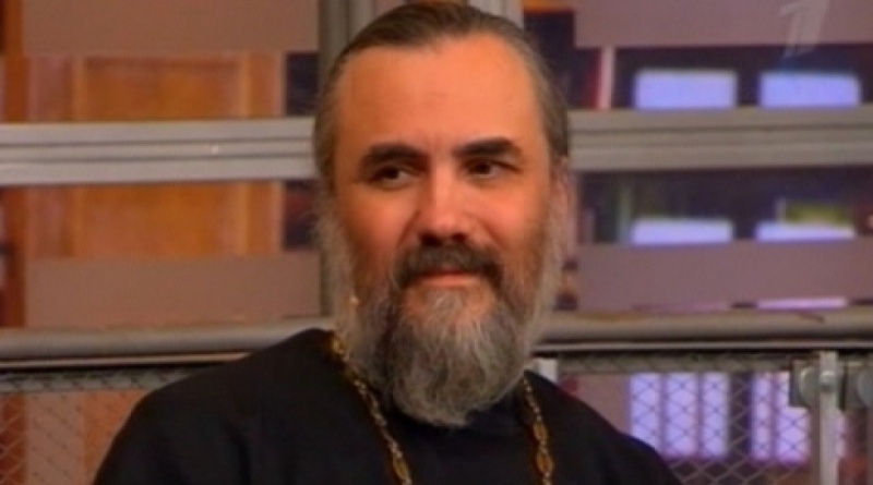 Protopriest Maksim Obukhov. Photo courtesy of 1tv.ru
