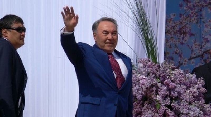 Nursultan Nazarbayev. Tengrinews.kz stock photo