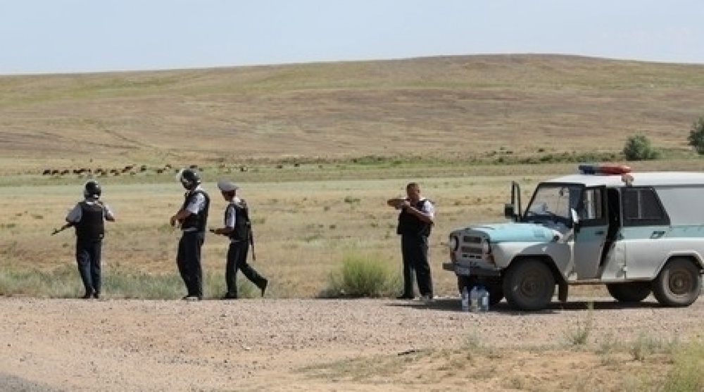 Photo from special operation in Aktobe oblast in July 2011