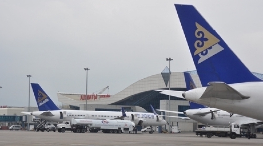 Air Astana planes in Almaty airport. Photo courtesy of vesti.kz