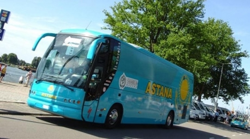 ASTANA cycling team's bus. Photo courtesy of the team's press-service