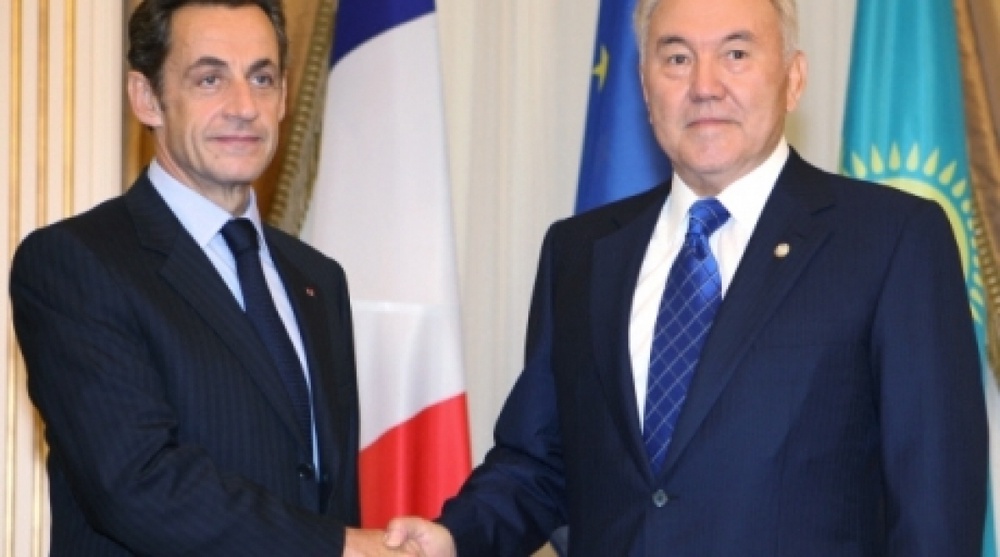 Nursultan Nazarbayev and Nicolas Sarkozy. ©RIA Novosti