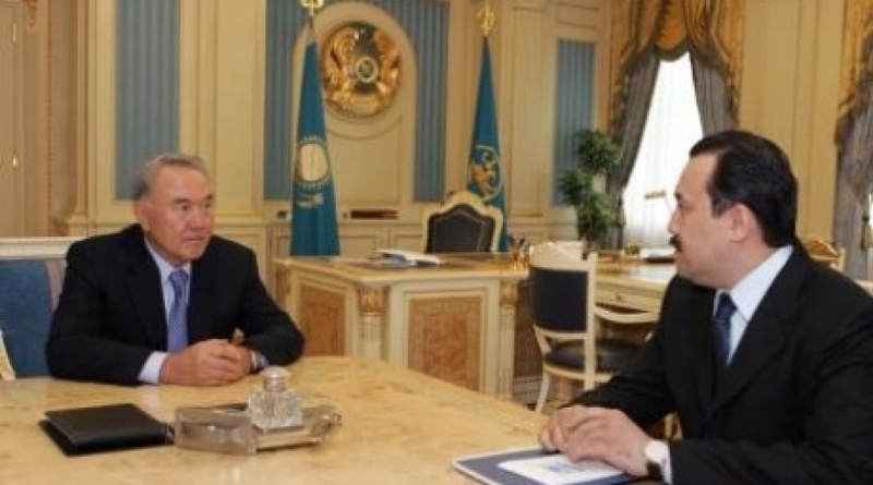 Nursultan Nazarbayev met with Karim Massimov. Photo courtesy of akorda.kz