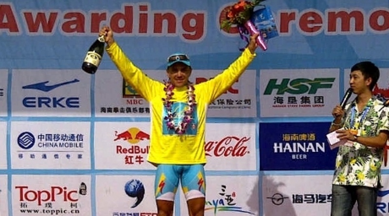 Astana cyclist Valentin Iglinskiy. Photo courtesy of Astanafans.com