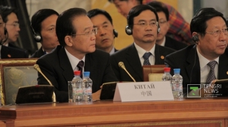 Chinese delegation at SCO meeting. Photo by  Danial Okassov©