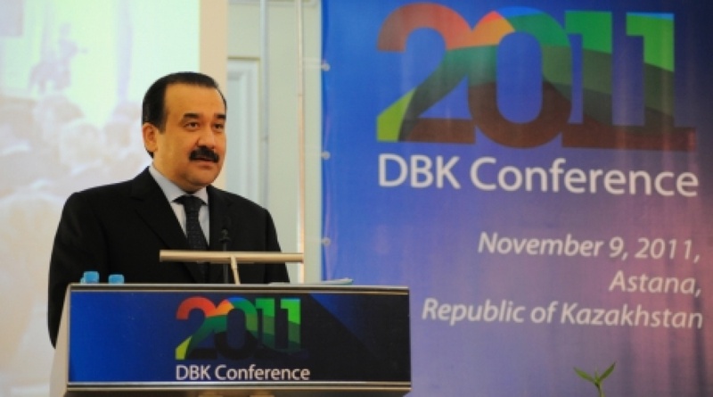 Karim Massimov at the conference of the Development Bank of Kazakhstan. Photo courtesy of flickr.com