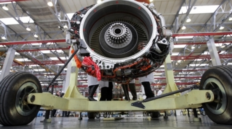 Aircraft engine assembly. ©RIA Novosti