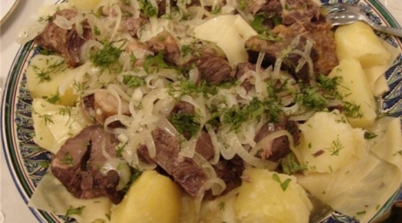 Beshbarmak dish. Photo from culinary website