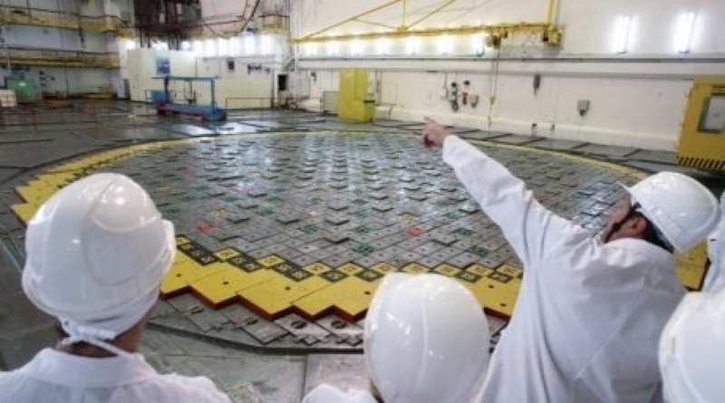 In reactor section of nuclear station. ©RIA Novosti