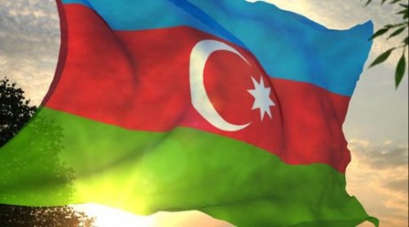 Azerbaijan national flag. Photo courtesy of loridunnpc.blogspot.com