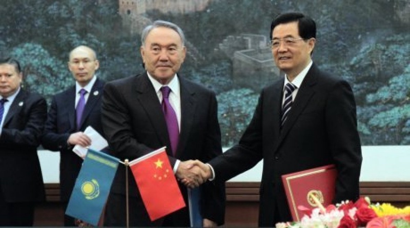 Kazakhstan President Nursultan Nazarbayev and President of China Hu Jintao. Photo by Danial Okassov©