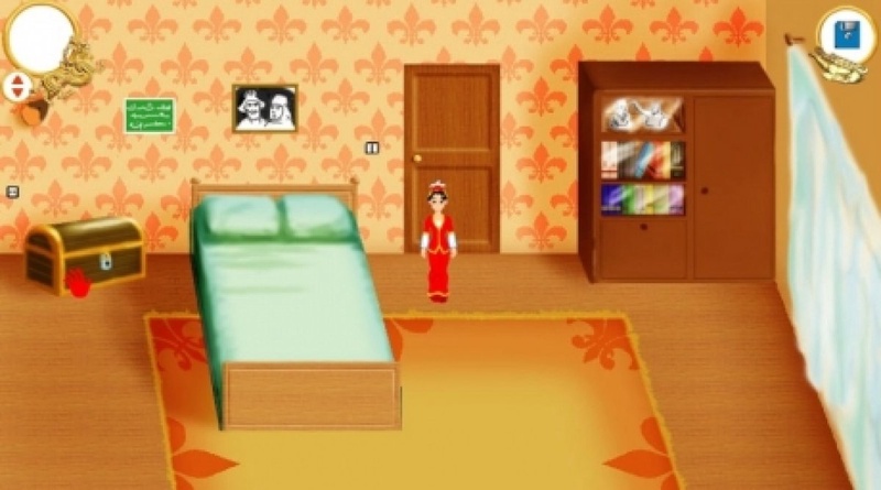 "Dinanyn khikaysy" ("Dina's Story") computer game screen shot.