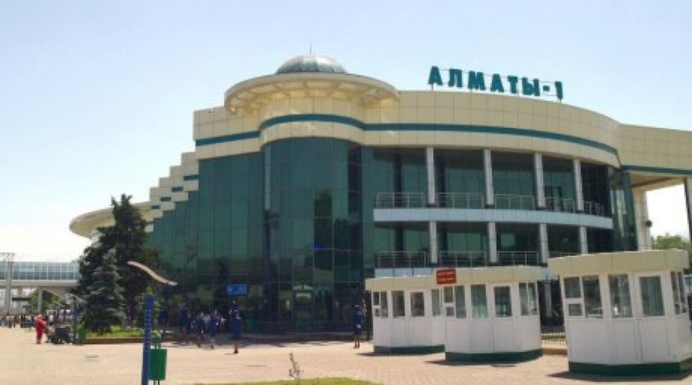 Almaty-1 Railway station. Photo courtesy of railways.kz
