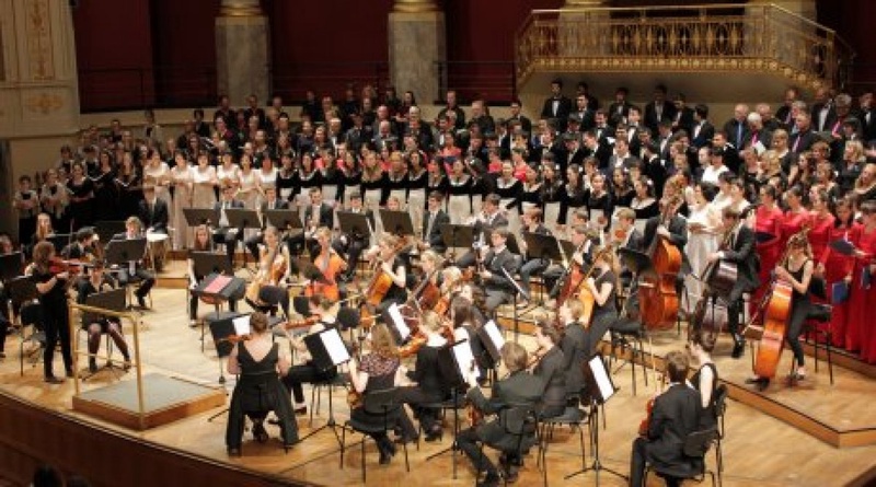 Mozart's Coronation Mass during the closing ceremony of the Festival. Photo courtesy of the Conservatory