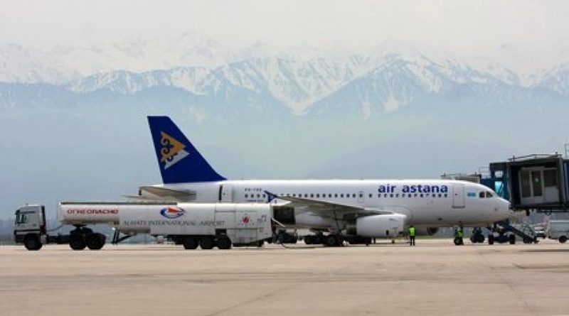 Air Astana plane in Almaty International Airport. Photo by Yaroslav Radlovskiy©