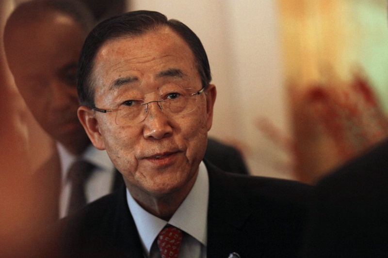 UN Secretary General Ban Ki-moon. ©REUTERS/Stringer 