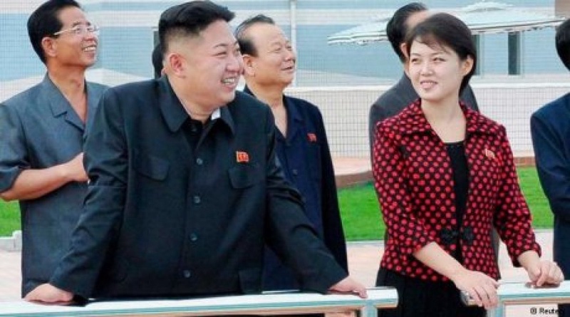 Kim Jong-Un and Ri Sol-Ju. ©REUTERS