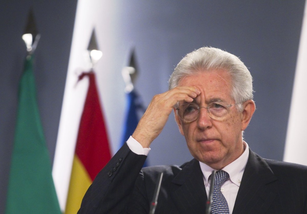 Italian Prime Minister Mario Monti. ©REUTERS/Juan Medina 