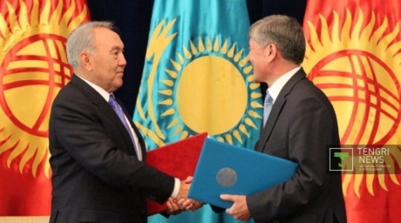 Nursultan Nazarbayev and Almazbek Atambayev. © Dmitry Hegai 